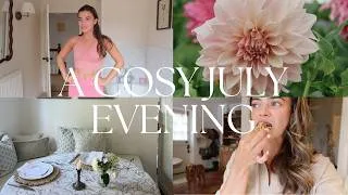 Thumbnail: A COSY JULY EVENING ROUTINE / COOK DINNER WITH ME, HEALTHY COOKIE RECIPE & SELF CARE