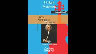 Thumbnail: Two Minuets, BWV 812 by J S  Bach, arr. Robert Debbaut