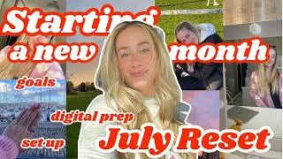 Thumbnail: July Reset 2026 ☀️✨ | Goals, Moodboard, Routine & Fresh Start