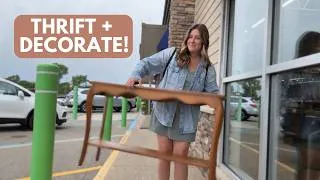 Thumbnail: Styling my furniture + home decor finds!! | Thrift With Me | Goodwill Haul | Thrift + Decorate