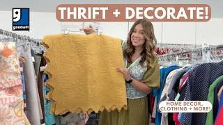 Thumbnail: THRIFT WITH ME for home decor, clothes, and a *girlie* nursery! | THRIFT + DECORATE | GOODWILL HAUL