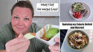 Thumbnail: Updating my Calorie Deficit for Weight Loss! What I Eat for WEIGHT LOSS | Busy Work from Home Mom