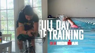Thumbnail: FULL DAY OF TRAINING FOR AN IRONMAN | Bike, Swim, Building a Company