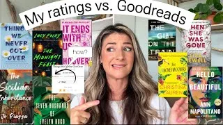 Thumbnail: GOODREADS RATINGS VS MY RATINGS | UNDERHYPED AND OVERHYPED BOOKS
