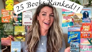Thumbnail: RANKING 25 BOOKS I READ THIS SUMMER! BEST TO WORST