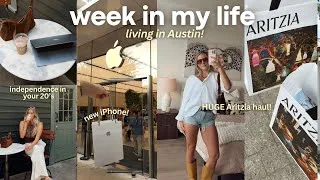Thumbnail: WEEK IN MY LIFE: independence in your 20’s, NEW iPhone, & a HUGE Aritzia haul! 