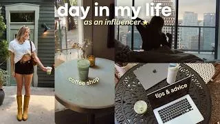 Thumbnail: day in my life as an influencer⭐️ (my routine + tips)