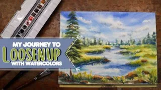 Thumbnail: How to loosen up with watercolor using the Hazel Soan x Schmincke watercolor Palette