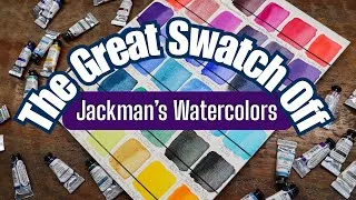 Thumbnail: Swatching ALL of my Jackman’s Watercolor Paints - A Relaxed Swatching Session & my first impressions