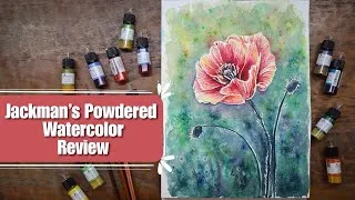 Thumbnail: What Can You Do With Powdered Watercolors? Swatching Jackman's Crystalline Watercolors