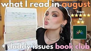 Thumbnail: what I read in august📚⭐️🎧 + september tbr + book club📓