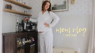 Thumbnail: MOM VLOG: starting to nest @ 35 weeks pregnant with baby #3!