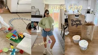 Thumbnail: MOM VLOG: pop up bagels taste test, fav pregnancy dresses, 3rd trimester symptom update!