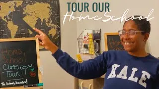 Thumbnail: Our Homeschool Classroom Tour + First Day of HomeSchool Reflections | Home School Family