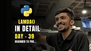 Thumbnail: Python map(), filter(), & lambda Explained in 12 Minutes! (Day-39)
