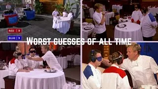 Thumbnail: Worst guesses on Hell's Kitchen's blind taste test (Seasons 1-14)