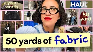 Thumbnail: my biggest fabric haul yet 🧵 pattern ideas + inspiration