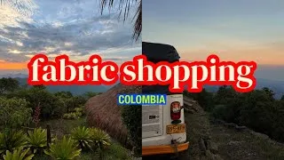 Thumbnail: fabric shopping in paradise (birding! beaches! natural fibers!) 📍Santa Marta, Colombia.