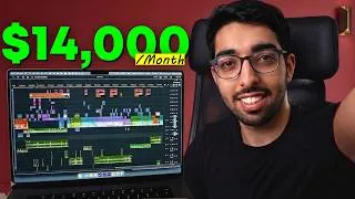 Thumbnail: This video editor makes $14,000+/month, Here's how...