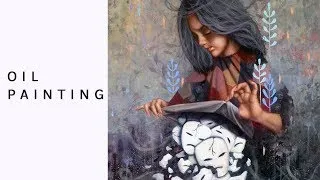 Thumbnail: 【OIL PAINTING TIME-LAPSE】"Eventually", Oil  on Wood | Surreal + Mindful Art