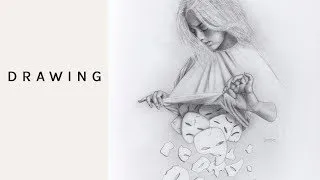 Thumbnail: 【Surrealism Drawing Time-lapse】"As Time Passes", Graphite Pencil on Paper