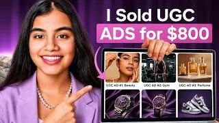 Thumbnail: I Made $800 Creating AI UGC Ads — Full Workflow