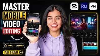 Thumbnail: Learn Video Editing on Your Phone (2026 Complete Course)