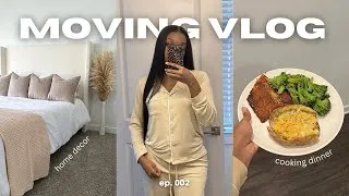 Thumbnail: MOVING VLOG ep. 2: Turning My Apartment Into A Home | decorating, amazon decor haul, cooking, etc.