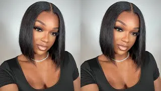 Thumbnail: Quick & Easy 5 Minute Wig Install! 10 Inch Glueless Bob Wig | Ft. Isee Hair