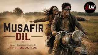 Thumbnail: Musafir Dil ❤️ | New Hindi Romantic Song 2026 | Official Music Song | LAV Music Production