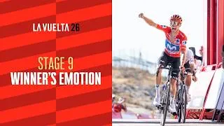 Thumbnail: Winner's emotion - Stage 9 | La Vuelta 26