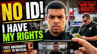 Thumbnail: COPS LEARN A VALUABLE LESSON — NO ID! | First Amendment Audit