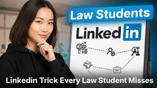 Thumbnail: Why Your LinkedIn Profile is Invisible (Law Students) The LinkedIn Trick Every Law Student Misses 