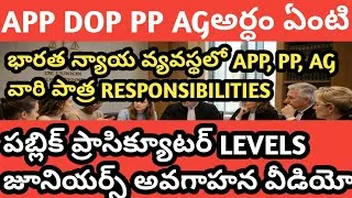 Thumbnail: APP, PP, DOP,AG అంటే ఏమిటి? | Public Prosecutor System Explained |APP నుండి AG వరకు పూర్తి వివరాలు