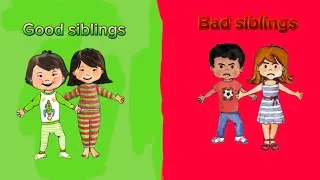 Thumbnail: My play home plus- good siblings VS bad siblings 😁💚🤬❤️