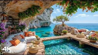 Thumbnail: Summer Morning Jazz at a Beachside Cafe | Cheerful Bossa Nova & Wave Sounds to Relax and Work