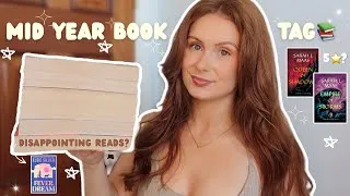 Thumbnail: MIDYEAR BOOK TAG📚⭐️ | biggest surprise, biggest disappointment, 5 star predictions?