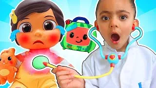Thumbnail: Miss Polly had a Dolly With Nina Doll | Song Nursery Rhymes for Kids