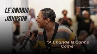 Thumbnail: Le'Andria Johnson "A Change Is Gonna Come" (Live Performance)