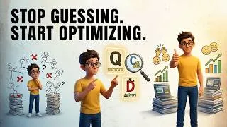 Thumbnail: Before You Fix Any Problem, Ask These 3 Questions (QCD Explained)