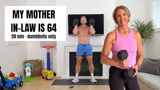 Thumbnail: 20 Minute Menopause Strength Workout | My 64-Year-Old Mother-in-Law's Session