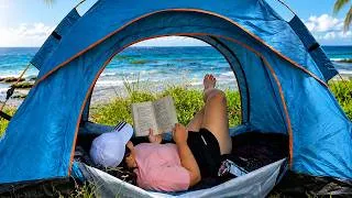 Thumbnail: 48 HOURS SOLO CAMPING ON A HIDDEN BEACH🌊 – RELAXING WAVES & CAMPFIRE (ASMR)
