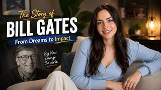 Thumbnail: The Story of Bill Gates 💻 | Learn English Through Success & Business | English Listening Practice