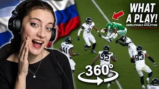 Thumbnail: Russian Girl Reacts to NFL Not Human Moments! What is even American football?