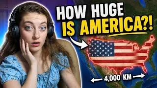 Thumbnail: Russian Girl Reacts to Europeans Can’t Believe How Massive America is 🇺🇸 