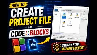 Thumbnail: How to Create a Project in CodeBlocks | Step by Step for Beginners