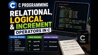 Thumbnail: Relational, Logical & Increment Operators in C