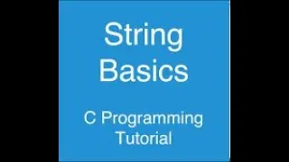 Thumbnail: String Operations in C Language | C Strings | String Functions in C