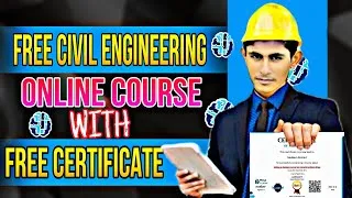Thumbnail: OMG 😱 Free Civil engineering course | Online Course | Free Certificate| subscribe for more Courses