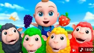 Thumbnail: "🎨 Baa Baa Colorful Sheep: The Must-See Animation that’s Captivating Kids Everywhere! 🌈"